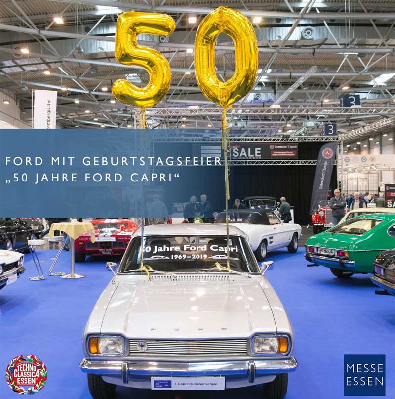 50 Jahre Ford Capri Techno Classica Essen 2019