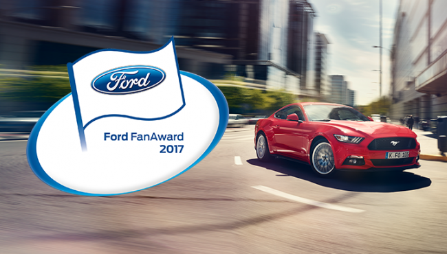 Ford FanAward 2017  Bester Ford Club Fan-Voting Bester Ford Club Fan-Voting