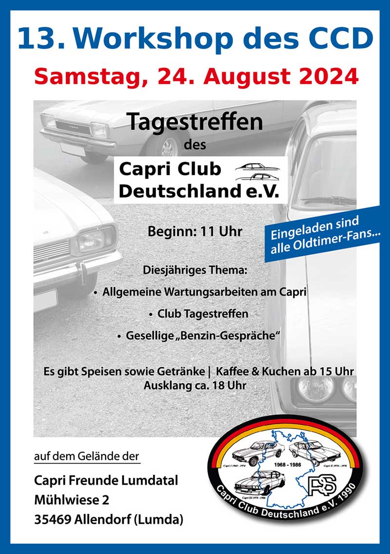CCD Workshop 2024 Flyer  CCD Workshop 2024 Flyer