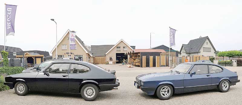 Neben einer niederländischen Autobahn trafen sich die Capri aus den Regionen Berlin und Köln/Bonn. Neben einer niederländischen Autobahn trafen sich die Capri aus den Regionen Berlin und Köln/Bonn.