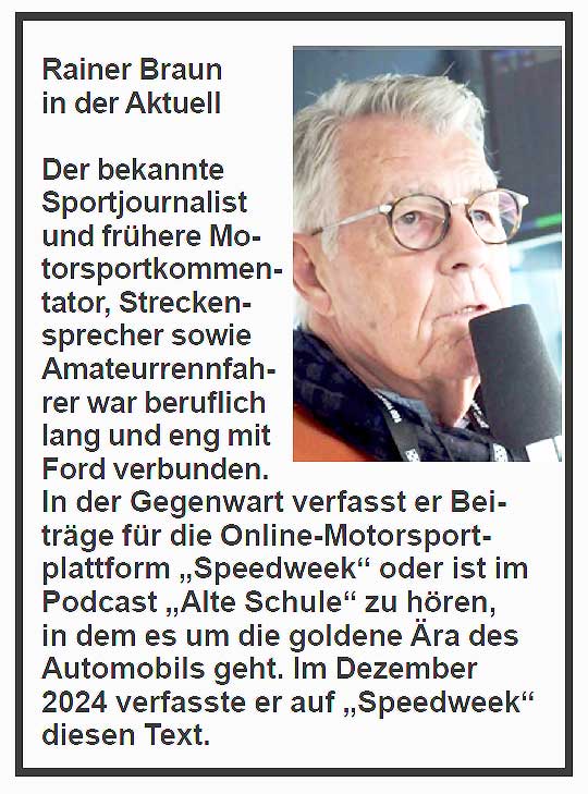 Rainer Braun in der Aktuell Rainer Braun in der Aktuell
