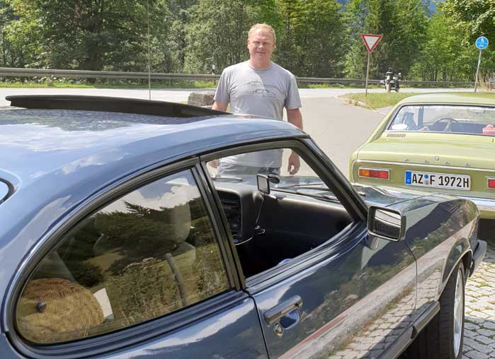 Impressionen: Michael zwischen Capris und Gletscher auf dem Rückzug. Impressionen: Michael zwischen Capris und Gletscher auf dem Rückzug.