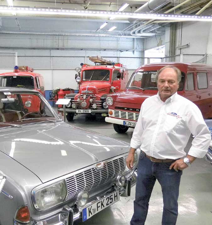 Die kunterbunte Sammlung und ihr Hüter: Wolfgang Laufer, Herz und Hirn der Ford Classic Cars. Die kunterbunte Sammlung und ihr Hüter: Wolfgang Laufer, Herz und Hirn der Ford Classic Cars.