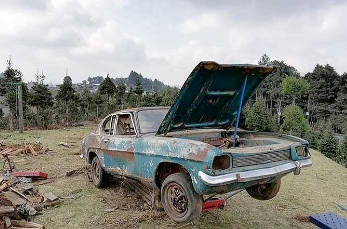 Vor gut drei Jahren wurde Opas Capri nach 39 Jahren Standzeit geborgen. Vor gut drei Jahren wurde Opas Capri nach 39 Jahren Standzeit geborgen.