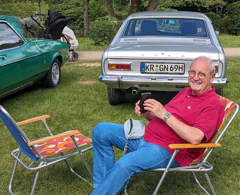 Gerd Niederberger brachte seinen I-er mit nach Hattersheim und sorgte so dafür, dass alle Baureihen vertreten waren. Gerd Niederberger brachte seinen I-er mit nach Hattersheim und sorgte so dafür, dass alle Baureihen vertreten waren.