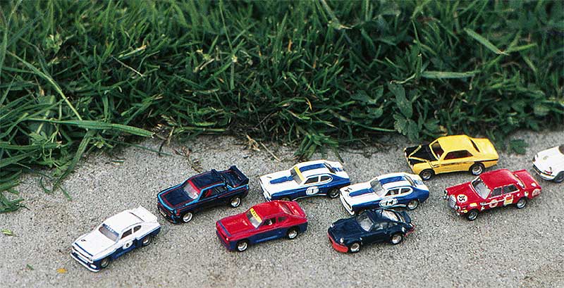 Rennszene meiner Modelle. Rennszene meiner Modelle.