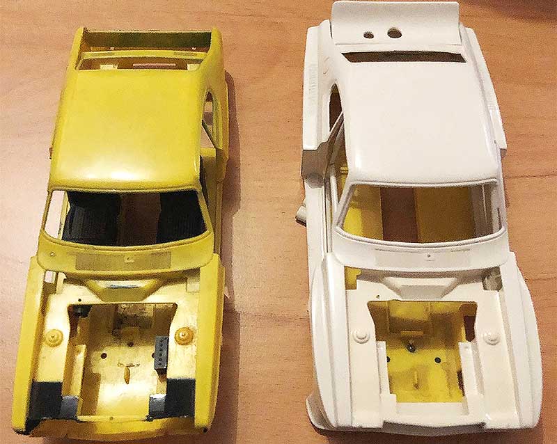 Hier der Vergleich zwischen dem Basismodell und dem Umbau. Hier der Vergleich zwischen dem Basismodell und dem Umbau.