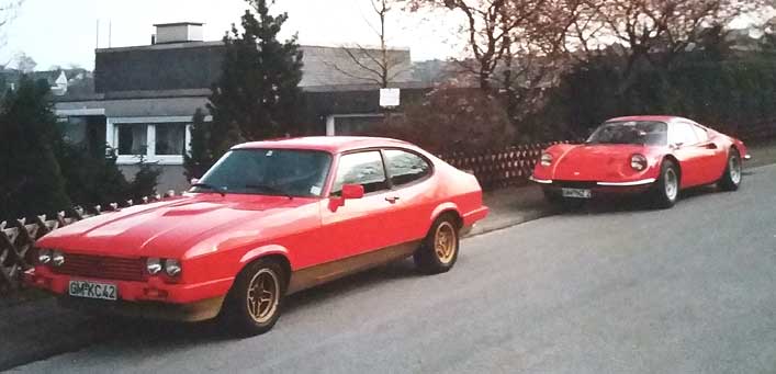 Der Turbo May in seiner zwischenzeitlichen Optik vor dem Dino 246GT. Der Turbo May in seiner zwischenzeitlichen Optik vor dem Dino 246GT.