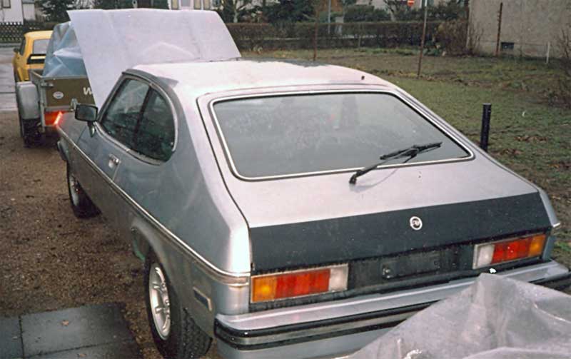 So fand Klaus Köster Anfang 1988 den US-Capri vor. Der II-er kostete 800 D-Mark. So fand Klaus Köster Anfang 1988 den US-Capri vor. Der II-er kostete 800 D-Mark.