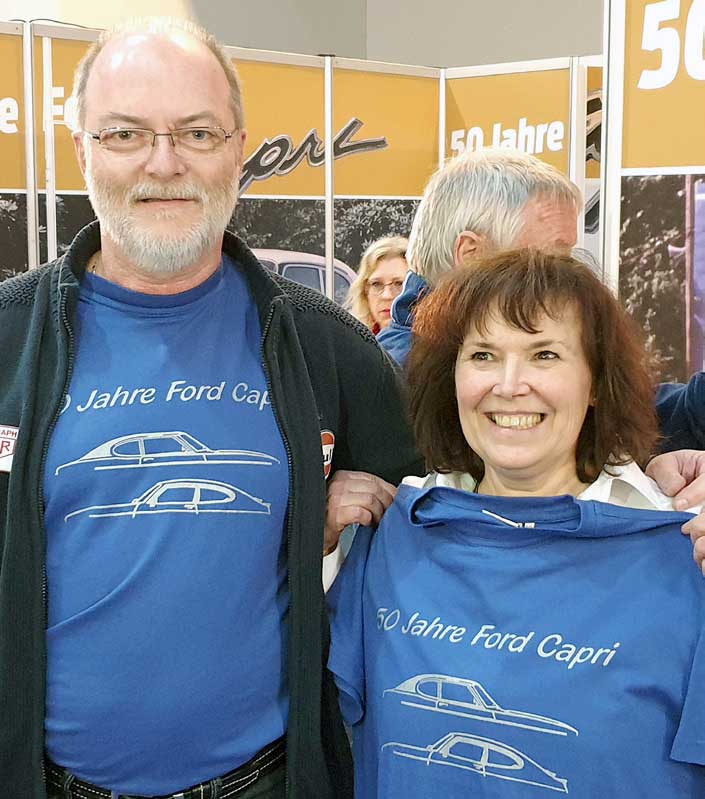 Helga Müller mit unserem Chef Toni auf der TC 2019. Helga Müller mit unserem Chef Toni auf der TC 2019.