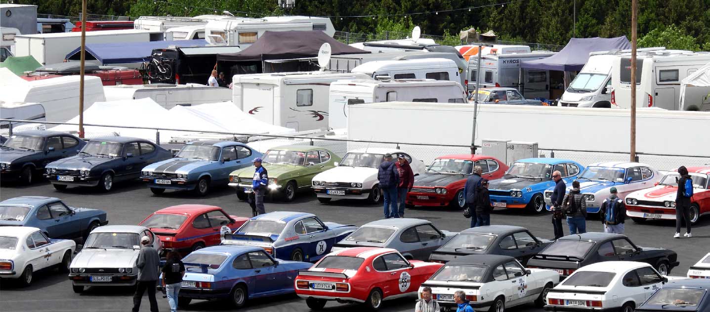 76 Capri waren angemeldet zum Treff unter der Burg. 76 Capri waren angemeldet zum Treff unter der Burg.