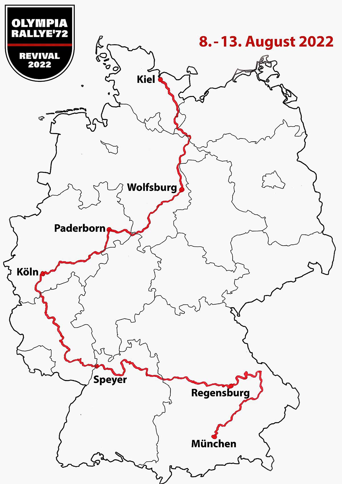 Die Eckdaten der Rallye. Die Eckdaten der Rallye.