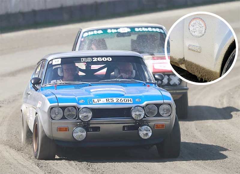 Der „CCD-Capri“ (Logo am Kotflügel) funktionierte auch auf der Sandbahn in Plattling einwandfrei. Der „CCD-Capri“ (Logo am Kotflügel) funktionierte auch auf der Sandbahn in Plattling einwandfrei.