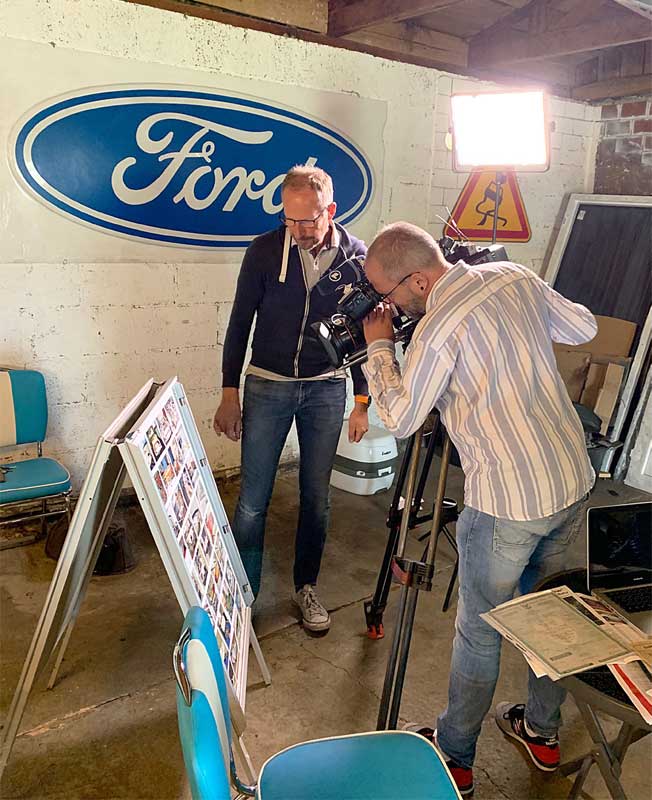 Kameramänner unter sich: Malte Hallwachs macht das professionell, Lukas Reininger auch eine gute Figur. Kameramänner unter sich: Malte Hallwachs macht das professionell, Lukas Reininger auch eine gute Figur.