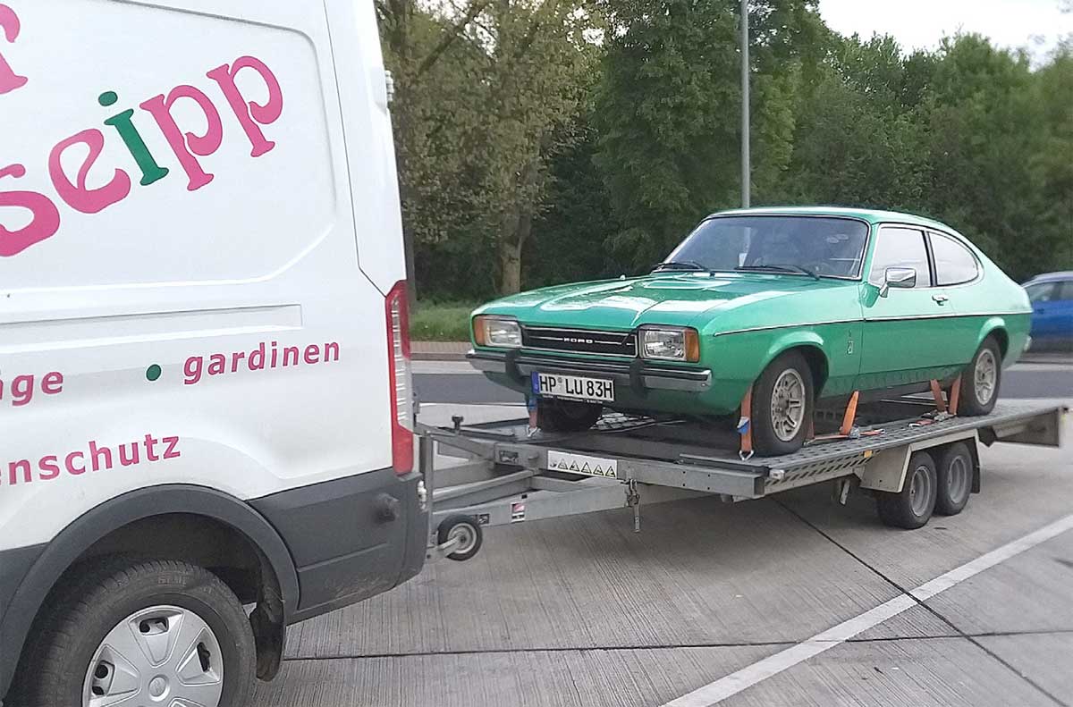 Auf dem Weg in die neue Heimat im Lumdatal. Auf dem Weg in die neue Heimat im Lumdatal.