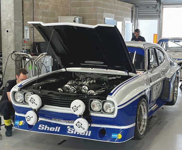 Die in Spa zu sehenden Renn-Capris waren allesamt neu aufgebaute Fahrzeuge. Die in Spa zu sehenden Renn-Capris waren allesamt neu aufgebaute Fahrzeuge.