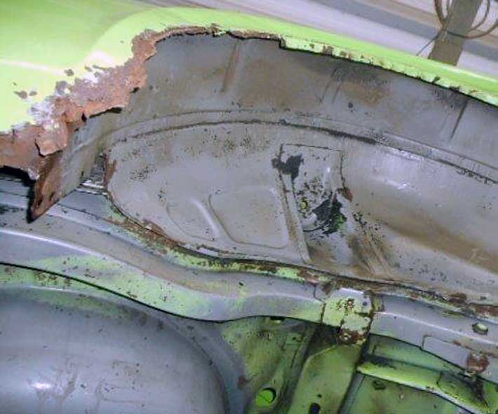 Rost, wohin das Auge blickt. Rost, wohin das Auge blickt.