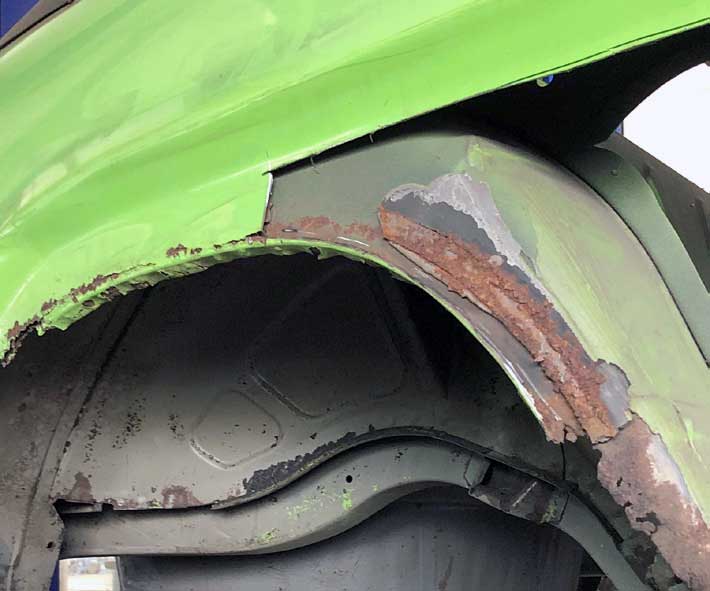 Rost, wohin das Auge blickt. Rost, wohin das Auge blickt.