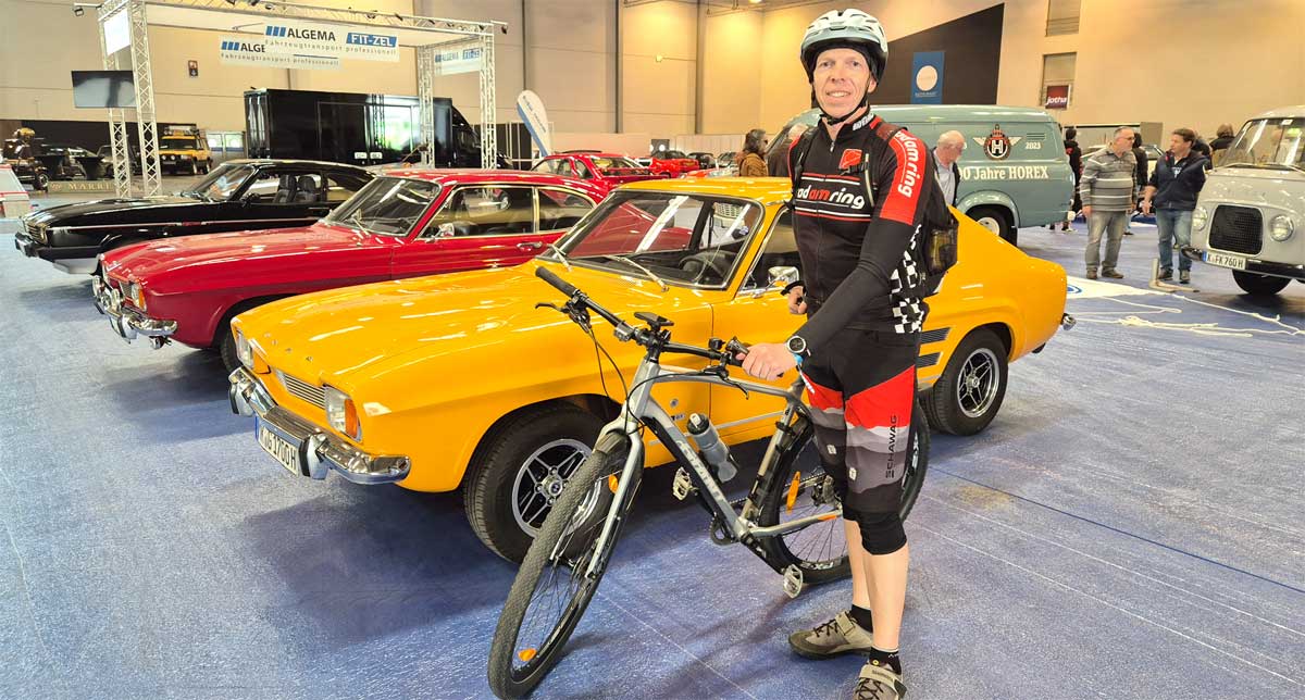 Guido Verse radelte nach Anlieferung seines Autos über eine Strecke von rund 90 Kilometern nach Hause. Guido Verse radelte nach Anlieferung seines Autos über eine Strecke von rund 90 Kilometern nach Hause.