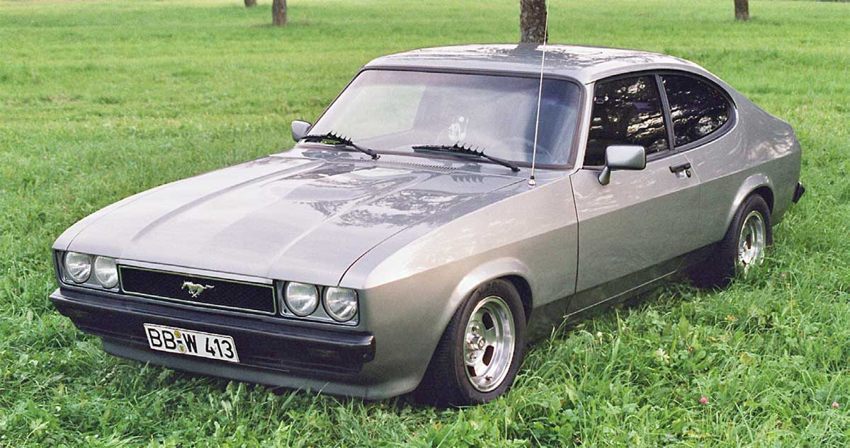 Der 2,8 i mit Pferdchen und den Stoßstangen vom II-er. Der 2,8 i mit Pferdchen und den Stoßstangen vom II-er.