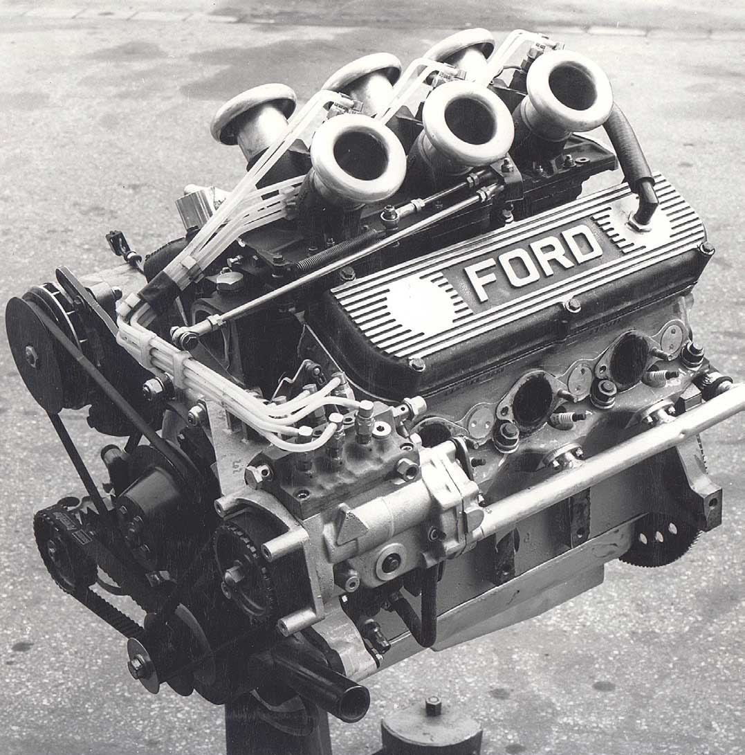 3,0 Liter Weslake Motor. Einsatz 1973. Bis zu 335 PS. 3,0 Liter Weslake Motor. Einsatz 1973. Bis zu 335 PS.