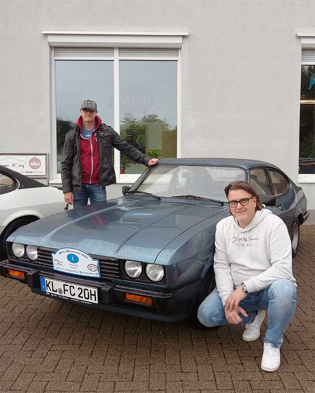 „...mein Capri 2020 fertig wurde und es im letzten Jahr keine Ausfahrt gab.“ „...mein Capri 2020 fertig wurde und es im letzten Jahr keine Ausfahrt gab.“