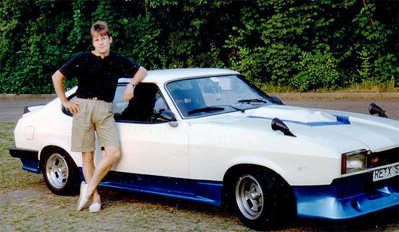 Das Foto wurde etwa 1985 geschossen und zeigt weiß-blau. Das Foto wurde etwa 1985 geschossen und zeigt weiß-blau.