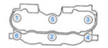 Ford V4 Anzugsreihenfolge Zylinderkopf Ford V4 Anzugsreihenfolge Zylinderkopf