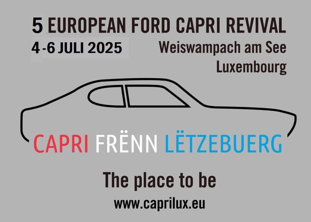 5. European Ford Capri Revival in Luxemburg 5. European Ford Capri Revival in Luxemburg